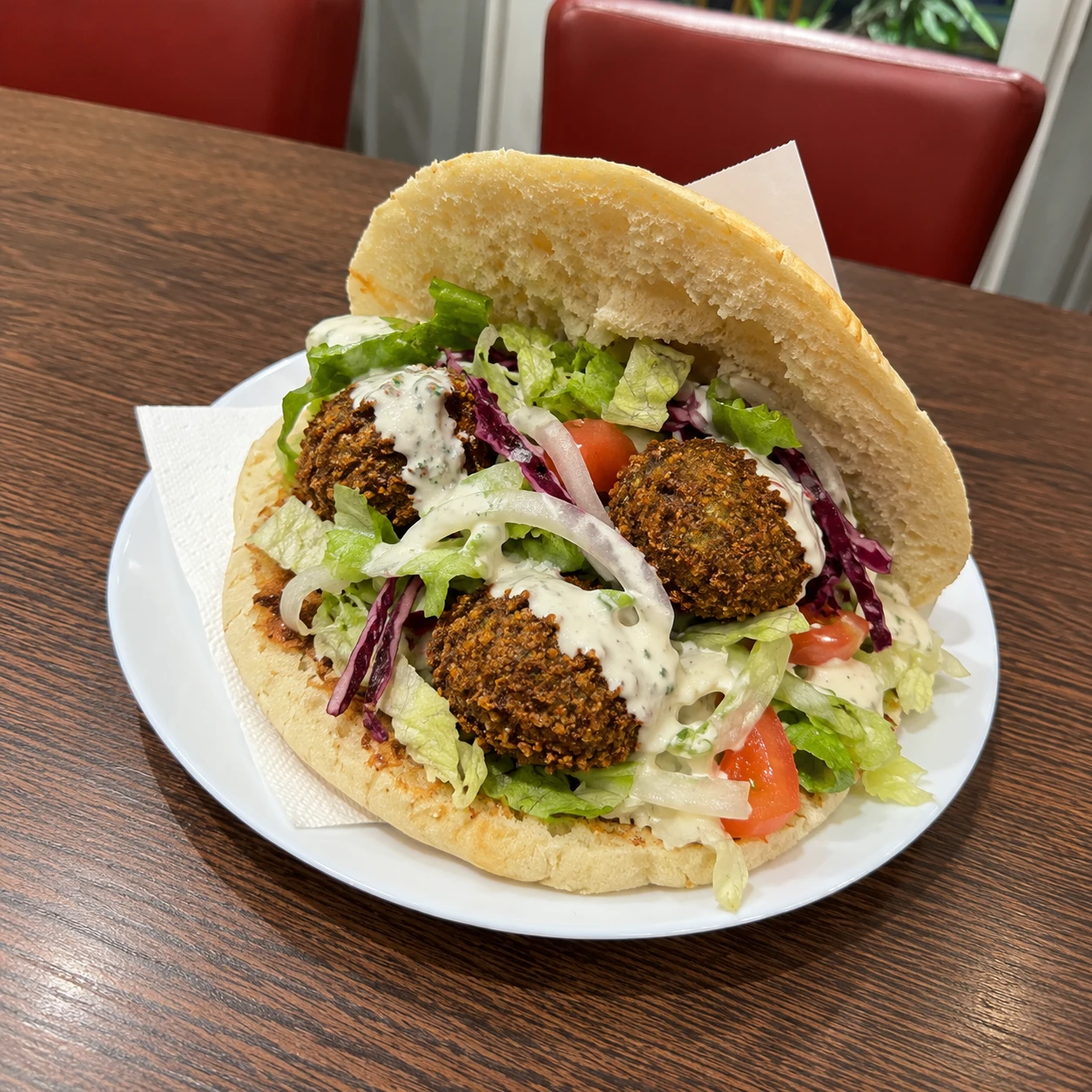 19. Falafel im Fladenbrot