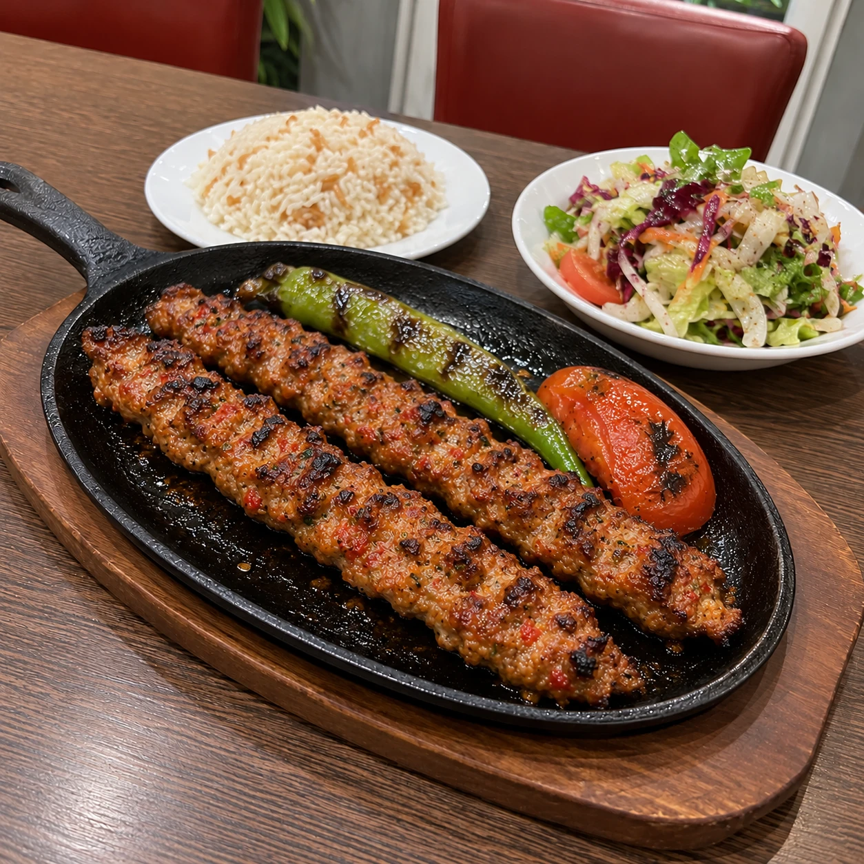 160. Adana Kebap ( Lammhackfleischspieß )